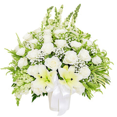 Milky White in Vase