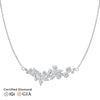 Sol et Terre Fleur Garden Diamond Pendant Necklace