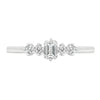 Sol et Terre Petite Emerald Dotted Band Ring