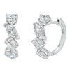 Sol et Terre Mix Cut Hoop Earrings
