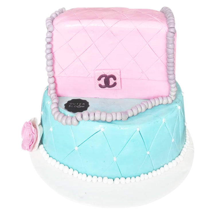 Chanel Style Handbag Cake
