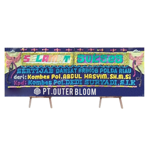 Gambar Blessed Achievement Samarinda Jenis Papan Bunga