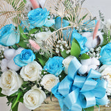 Blue Lagoon in Basket