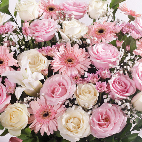 Blushy Rose in Basket