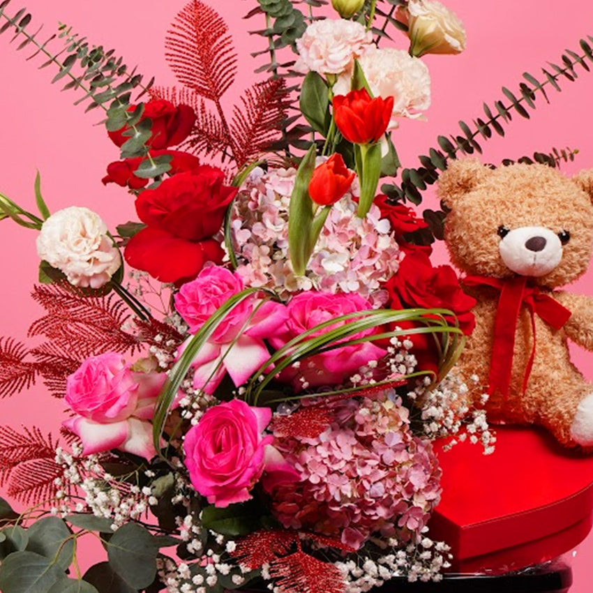 Box of Love in Vase