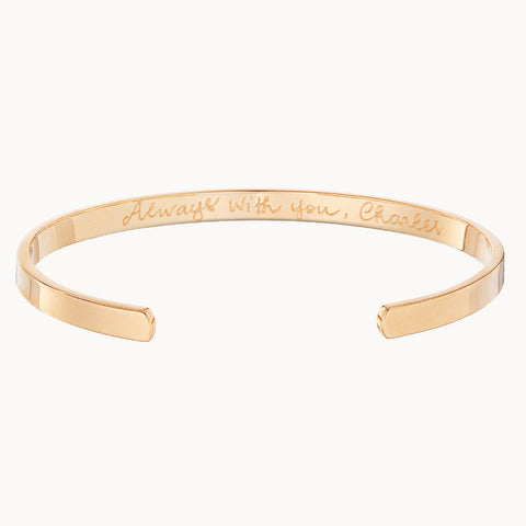 [US] Bridget Personalized Bangle No Engraved