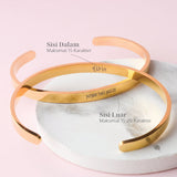 [US] Bridget Personalized Bangle No Engraved