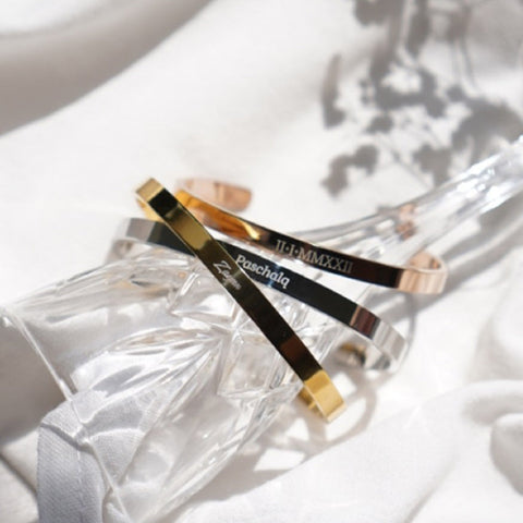 [US] Bridget Personalized Bangle No Engraved