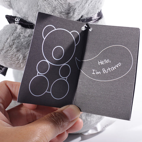 Outerbloom Cuddlemate Butarro Bear Kiss Size 20cm