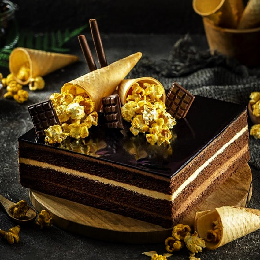 Cho Salted Caramel Cake