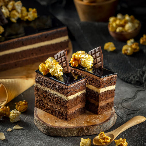 Cho Salted Caramel Cake