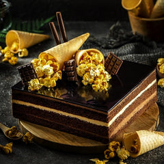 Cho Salted Caramel Cake