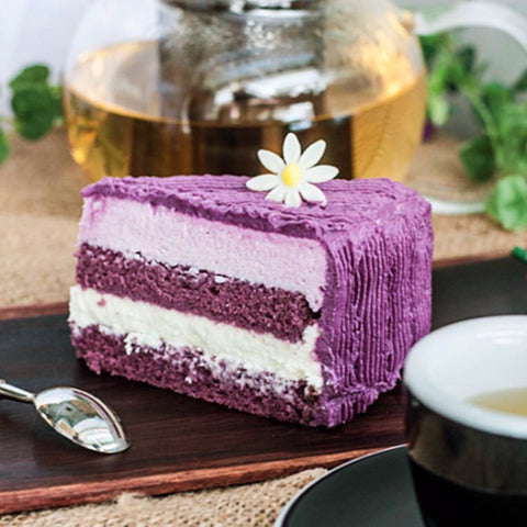 Violet Mont Blanc Cake