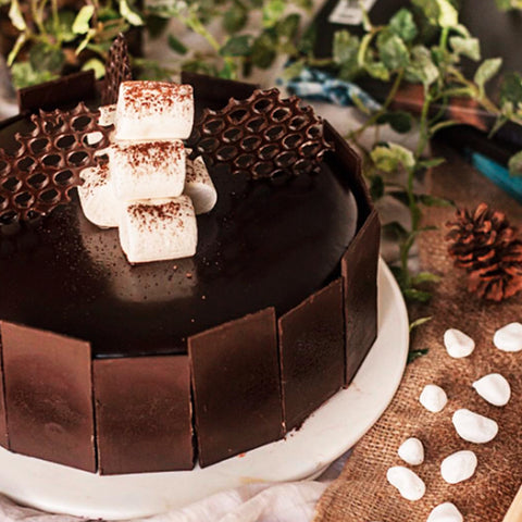 Choco Marsmallow Cake