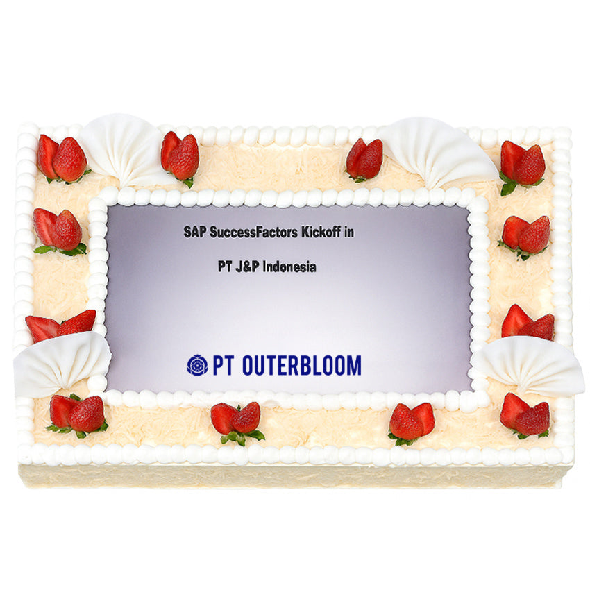 Cheesy Strawberry Cake