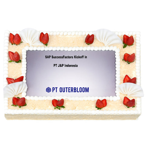 Cheesy Strawberry Cake