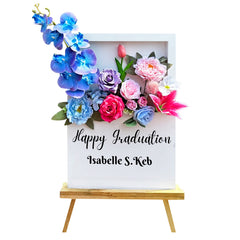 Clementine Artificial Flower Board