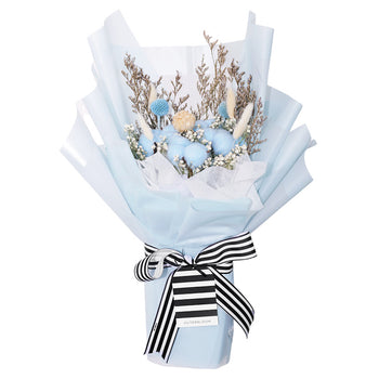 Cotton Blue Bouquet