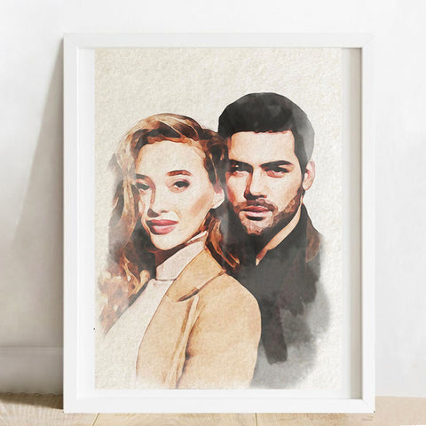 Custom Watercolor Potrait