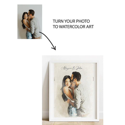Custom Watercolor Potrait