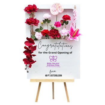 Everly Artificial Flower Board