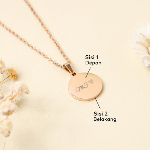 [US] Gaia Personalized Necklace No Engraved