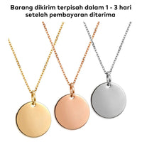 Gaia Personalized Necklace No Engraved