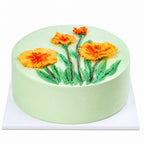 Green Garden Vanilla Cake