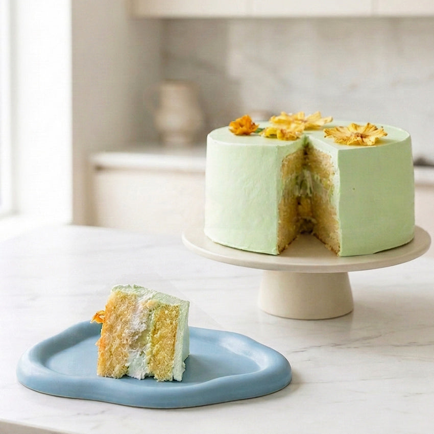 Green Garden Vanilla Cake