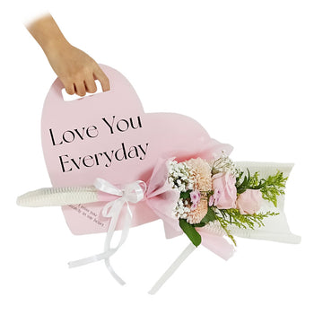 Hold My Heart Hand Bouquet - Pink