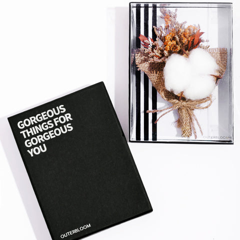 Jute Serenity Flower Card