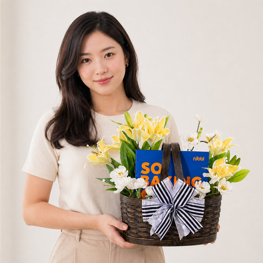 Lilyblume in Basket