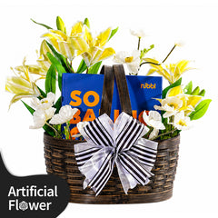 Lilyblume in Basket