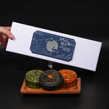 Mid Autumn Bloom Trio Mooncake