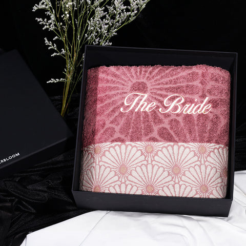 Single Set Sunny Bloom Rose Towel