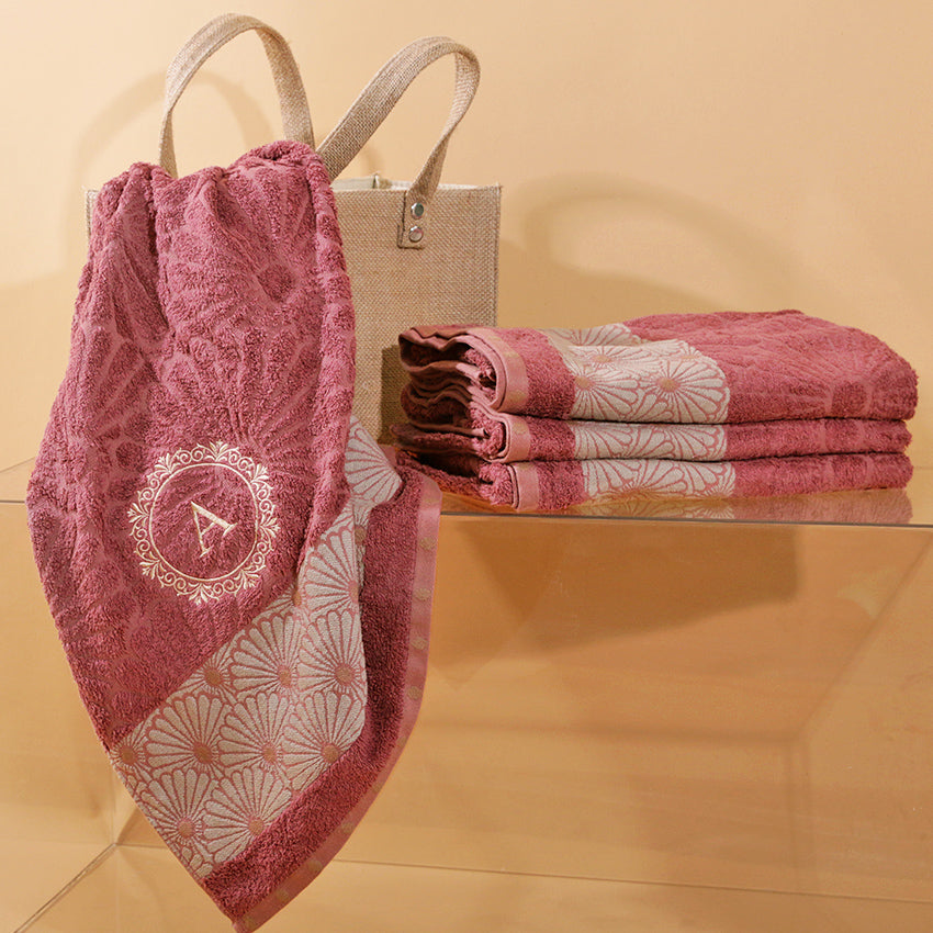 Single Set Sunny Bloom Rose Towel