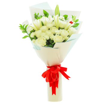 Beautiful in White Bouquet