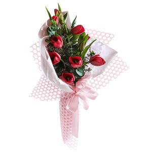 Red Tulips Bouquet