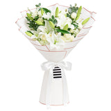 Snow Lilyrose Hand Bouquet