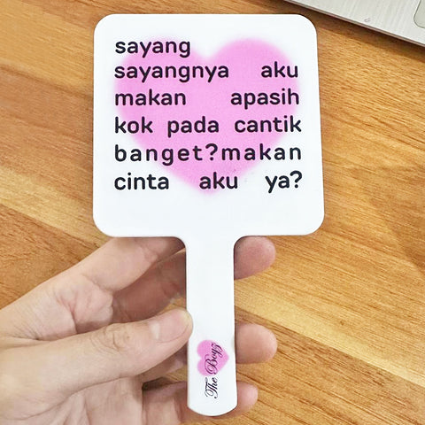 Personalized Square Hand Mirror