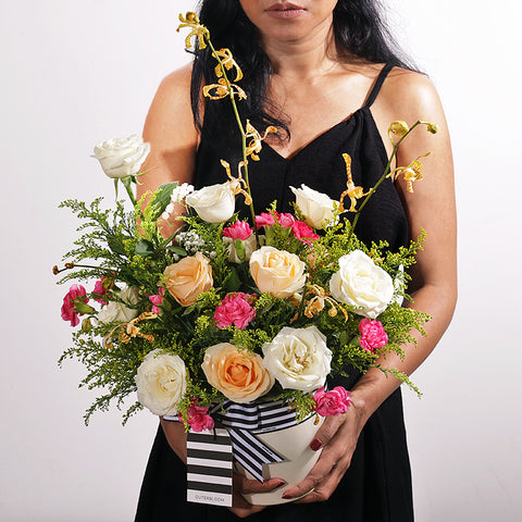 Petal Symphony in Vase