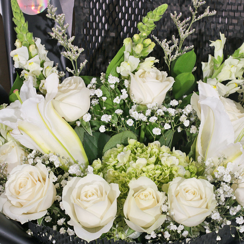 Romantic Universe Elegant Black Bouquet
