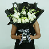 Romantic Universe Elegant Black Bouquet