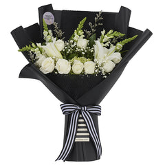 Romantic Universe Elegant Black Bouquet