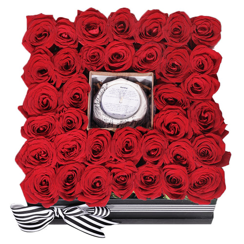 Rose Flame Bloom Box