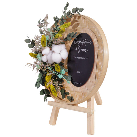 Rustic Circle Flower