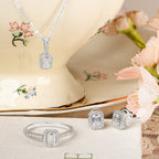 Sol et Terre Emerald Diamond Pendant Necklace