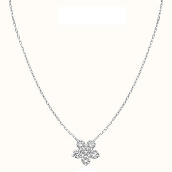 Petite Floral Pendant Necklace