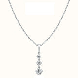 Graduating Trilogy Pendant Necklace