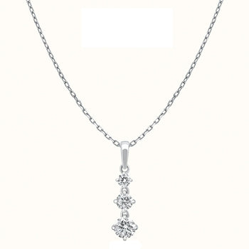 Graduating Trilogy Pendant Necklace